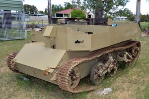 오스트레일리아에서 제작된 기관총 운반차