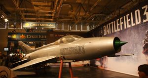 2011년 게임스컴(Gamescom) 홍보 중 전시된 MiG-21