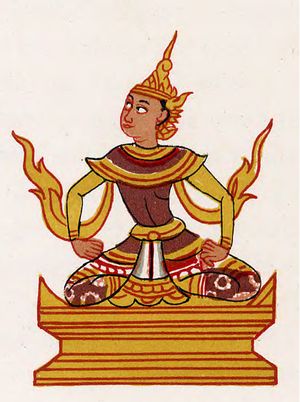 술레 파고다의 수호신 술라라타의 예술적 표현