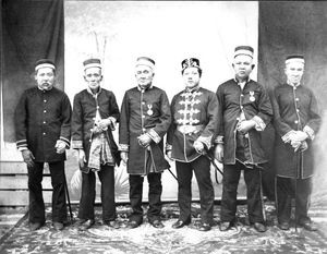 시아크 스리 인드라푸라 왕국의 말레이 귀족들