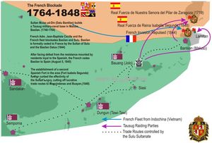 프랑스의 도착과 함께 1764년 술루 지역