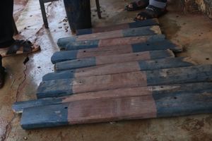 이보족이 오봉겔렌제(Ogbongelenge)라고 부르는 아프리카 실로폰.