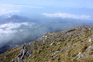 아포산 정상에서 바라본 전망