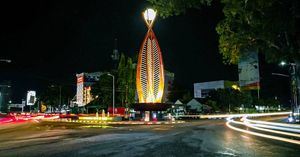 팔루 0km 기념비