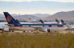 캘리포니아주 모하비 사막에 있던 라이온 에어의 에어버스 A310