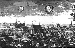 1690년부터 1710년까지의 판화에 나온 뉘셰핑