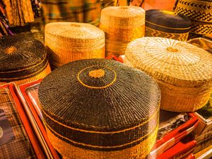 타와우, 말레이시아의 파사르 말람에서 판매되는 송콕 레카