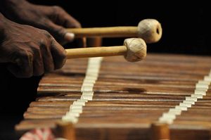 마림바 연주에 사용되는 채의 예