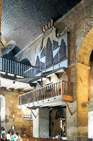 성 요셉 교회 내에 위치한 라스피냐스 대나무 오르간