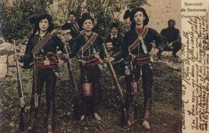 삼순 사람들. 1910년대 오스만 시대의 전통 의상