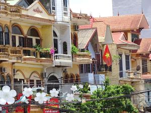 랑선의 거리 풍경