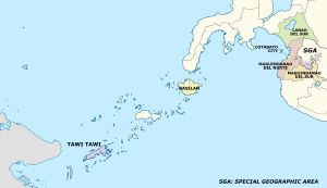 방사모로의 행정 구역