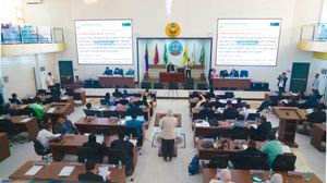 방사모 의회 회의 모습