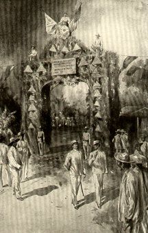 1899년 에밀리오 아기날도의 당선을 축하한 개선문