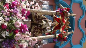 2024년 산토 니뇨 데 말롤로스 축제 기간 중 산토 니뇨 사진