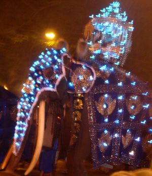 가장 긴 엄니를 가진 코끼리 밀랑고다 라자