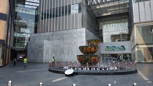 2019 코로나바이러스 말레이시아 행동통제령 발효 기간 동안 텅 빈 파빌리온 쿠알라룸푸르