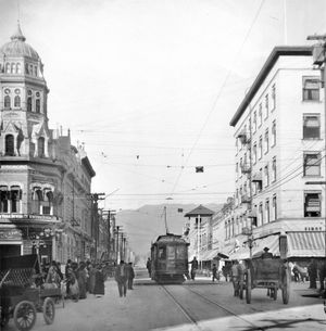 약 1910년경 패서디나 시내