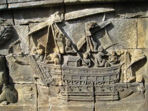 보로부두르에 묘사된 고대 자바 선박