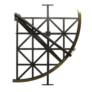 제롬 드 랄랑드가 1751년 지구와 달 사이의 거리를 측정하는 데 사용한 조나단 시슨의 사분의원