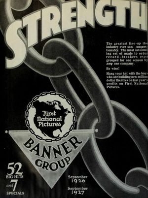 1926년 《필름 데일리》의 퍼스트 내셔널 픽처스 광고