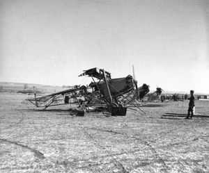 베를뢰세에서 파괴된 덴마크 폭커 C.V