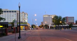 메인 애비뉴 남쪽을 바라본 모습