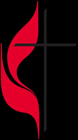 연합 감리교회(United Methodist Church)의 "십자가와 불꽃(cross and flame)“ 로고