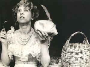 페르난다 몬테네그루(Fernanda Montenegro)가 극장에서, 1970. 브라질 국립문서보관소