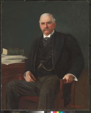 J. P. 모건의 1903년 초상화, 페도르 엔케 작