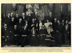 1904년 아오키의 딸 한나와 하츠펠트 백작의 결혼식