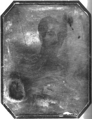 1844년 오스카르 1세의 다게레오타입 사진; 스웨덴 국왕의 사진으로는 최초로 알려져 있다.
