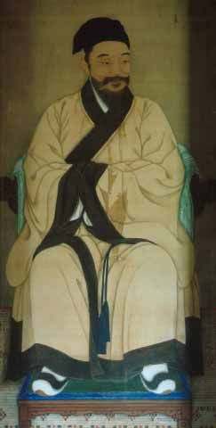 나주 귀곡사에 봉안된 이제현 영정 (18세기 복제본)