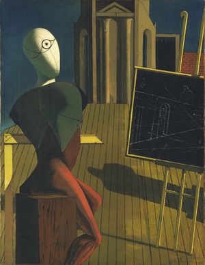 《예언자》(The Seer), 1914–15, 캔버스에 유채, 89.6 × 70.1 cm, 현대미술관(뉴욕)