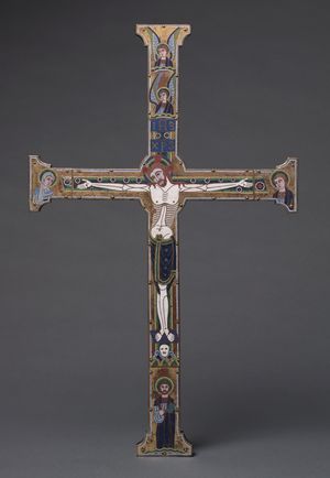 스피처 십자가(The Spitzer Cross), 12세기, 중세 미술의 한 예