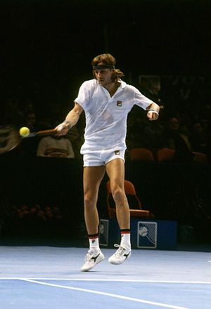 1970년대 휠라의 성장을 이끈 테니스 선수 비외른 보리. (사진은 1981년)