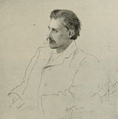 1901년 기싱의 초상화