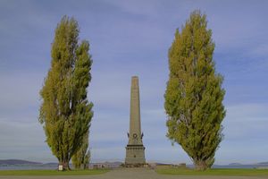 오스트레일리아 타즈메이니아주 호바트 케노타프(Hobart Cenotaph) – 앤잭 데이 화환