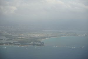 출발 시 촬영한 SJU 항공 사진