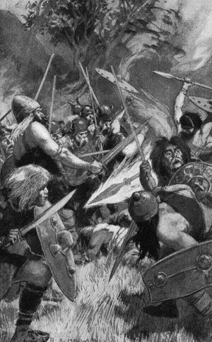 루그의 마법 창; H. R. 밀러의 삽화