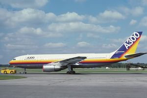 에어버스 A300, 1974년에 출시된 에어버스가 출시한 최초의 항공기.