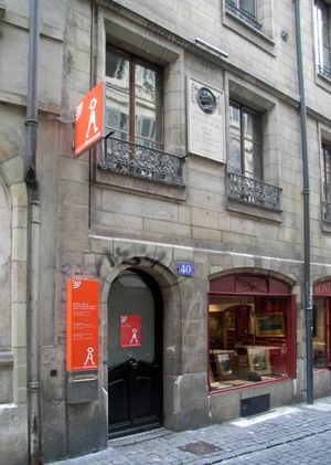 루소가 태어난 제네바 그랑뤼 40번지의 집