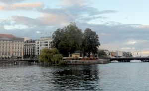 제네바의 루소 섬