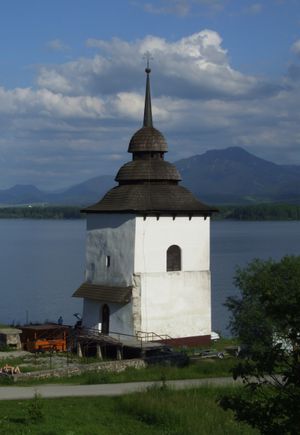슬로바키아 리프토프스카 마라에 있는 고딕 양식 가톨릭 교회의 폐허