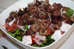 미국식 그리스 샐러드(상추 포함)