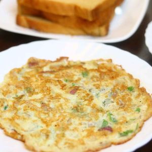 전형적인 인도 오믈렛