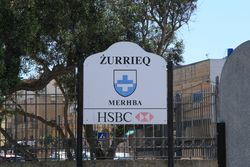 몰타의 주리에크 시 경계 표지판