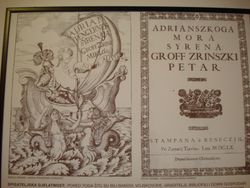 페타르 즈린스키가 그의 형제 니콜라의 서사시 아드리아 해의 사이렌을 크로아티아어로 번역함