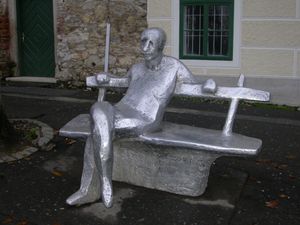 자그레브의 A.G. 마토스 동상