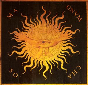 조반 프란체스코 카포페리(Giovan Francesco Capoferri)가 로렌초 로토(Lorenzo Lotto)의 디자인을 바탕으로 베르가모의 산타 마리아 마조레 대성당(Basilica di Santa Maria Maggiore)에 나무 상감 기법으로 제작한 Magnum Chaos